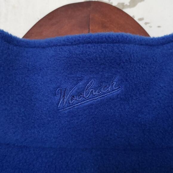 Woolrich Men's VINTAGE Preppy Fleece Jacket XL Outdoor Pull Over Quarter Zip - Picture 8 of 11